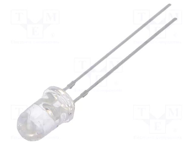 LED; UV; 15°; 20mA; 380÷390nm; 3÷3.8VDC; THT OPTOSUPPLY OSV3SL5111A