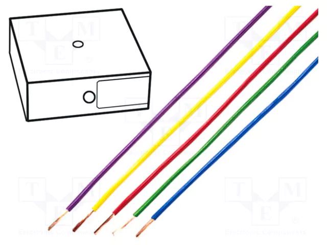 Wire; H05V-U; 0.5mm2; wire; Cu; PVC; grey; 300V,500V; 100m; CPR: Eca HELUKABEL H05V-U05GY
