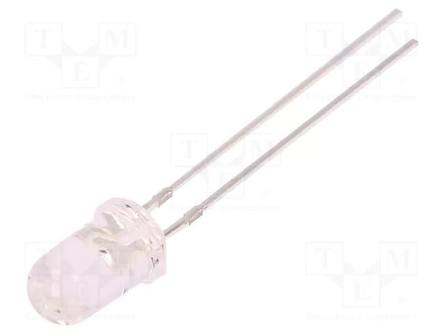 LED; UV; 15°; 20mA; 390÷400nm; 3÷3.8VDC; THT OPTOSUPPLY OSV4DL5111A