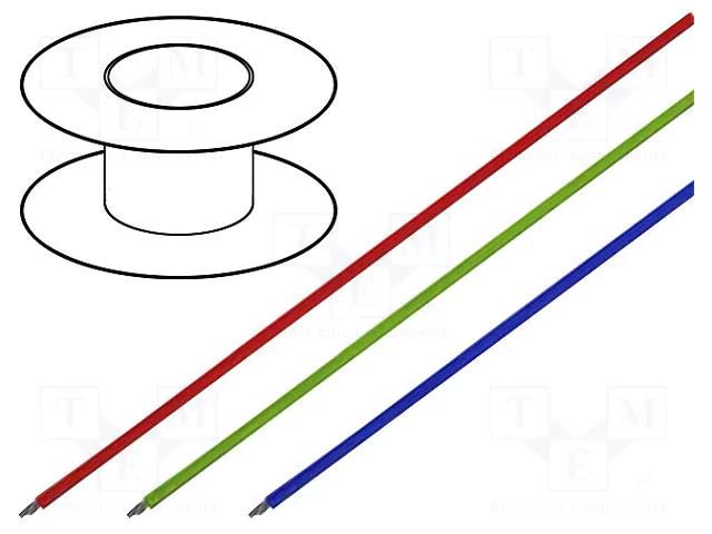 Wire; ÖLFLEX® HEAT 205 SC; 1x1mm2; stranded; Cu; FEP; red; Class: 5 LAPP HEAT205SC-1.0RD