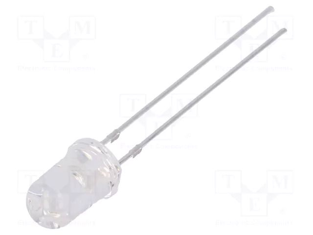 LED; UV; 15°; 20mA; 360÷370nm; 3÷3.8VDC; THT OPTOSUPPLY OSV1YL5111A