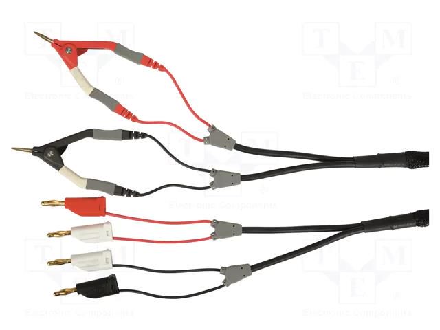 Kelvin cable; 70VDC; 1A; Len: 0.7m; white,black,red SCHÜTZINGER KML7528-70
