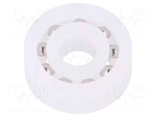 Bearing: ball; Øint: 4mm; Øout: 12mm; W: 4mm; Cage: polyamide IGUS BB-604-B180-30-ES