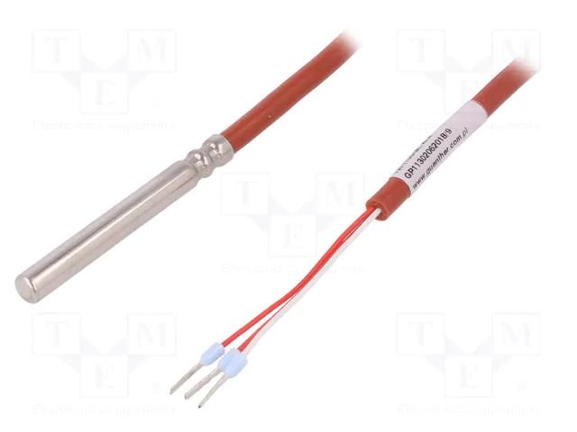 Sensor: temperature; Pt100; cl.A; Body dim: Ø6x50mm; -30÷180°C GUENTHER 72-23304701-0300