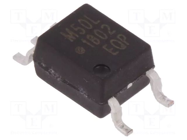 Optocoupler; SMD; Ch: 1; OUT: transistor; 3.75kV; 1Mbps; SO5; 20kV/μs BROADCOM (AVAGO) ACPL-M50L-000E