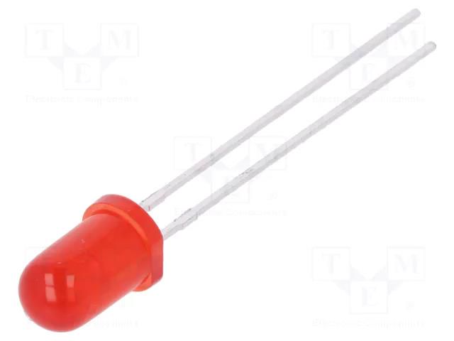 LED; red; 5mm; 25÷50mcd; 30°; Front: convex; 1.9÷2.3VDC KINGBRIGHT ELECTRONIC L-7113ID