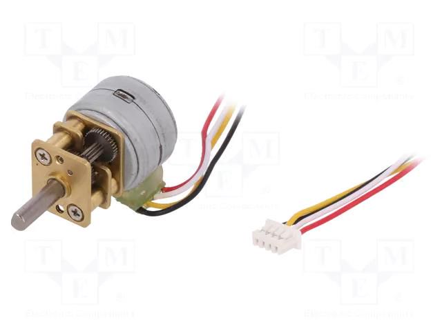 Motor: stepper; 5÷12VDC; Shaft: D spring; max.58.8mNm DFROBOT DF-FIT0503