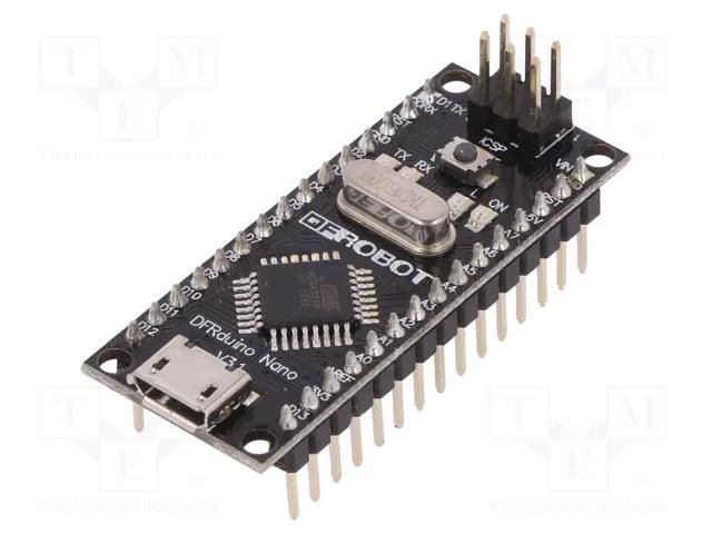 Controller; Arduino; ATMEGA328; 7÷12VDC; PWM: 6; Analog in: 8 DFROBOT DF-DFR0010