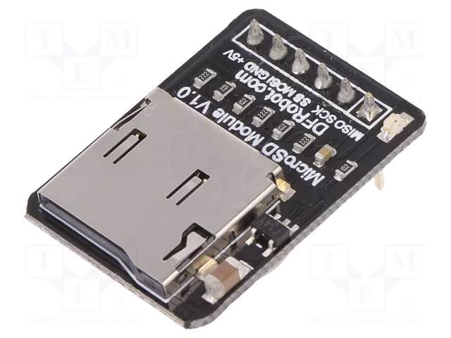 Module: adapter; microSD; Arduino; SPI; 5VDC DFROBOT DF-DFR0229