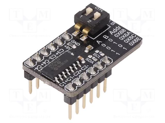 Module: transducer; A/D converter; MCP3432; 2.7÷5.5VDC; Ch: 4 DFROBOT DF-DFR0316