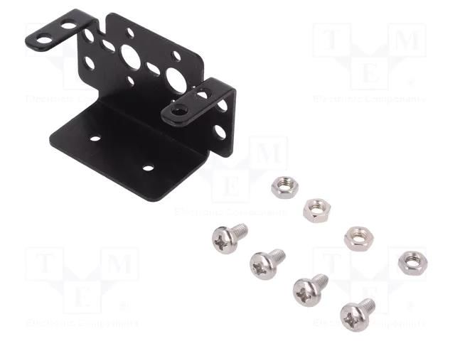 Bracket; black; mechanical parts; FPV,standard type servo DFROBOT DF-FIT0038