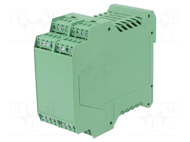 Enclosure: for DIN rail mounting; polyamide; green; terminals: 32 DEGSON ELECTRONICS FMET-08P-14-15AH