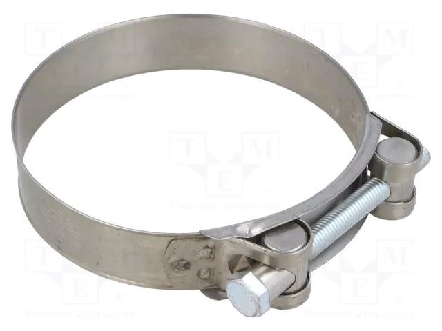 T-bolt clamp; W: 24mm; Clamping: 98÷103mm; chrome steel AISI 430 MPC INDUSTRIES MPC-S4098