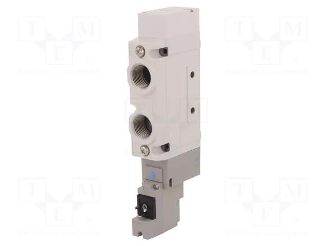 Electromagnetic valve; 1.5÷7bar; 5/2 monostable; aluminium; IP65 SMC SY91205YO03FQ