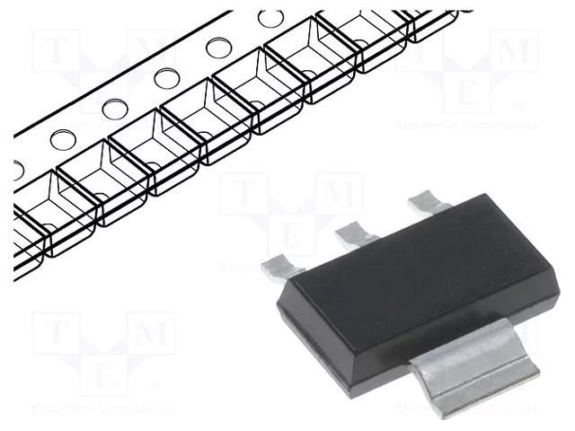 IC: power switch; high-side; 700mA; Ch: 1; N-Channel; SMD INFINEON TECHNOLOGIES BTS4141N