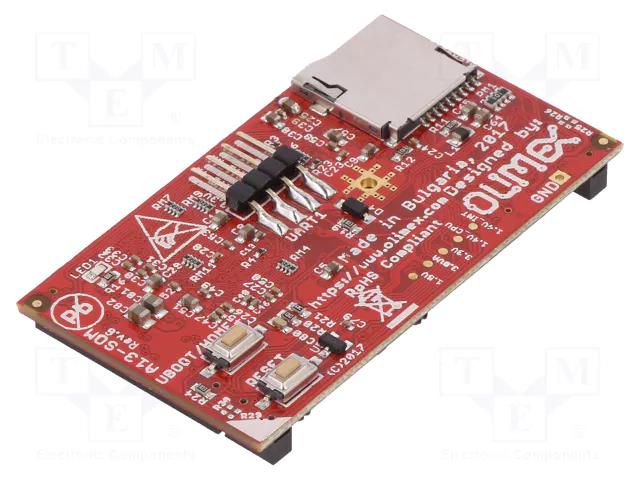 SOM; integrated compute module; Cortex A8; pin strips; 256MBRAM OLIMEX A13-SOM-256