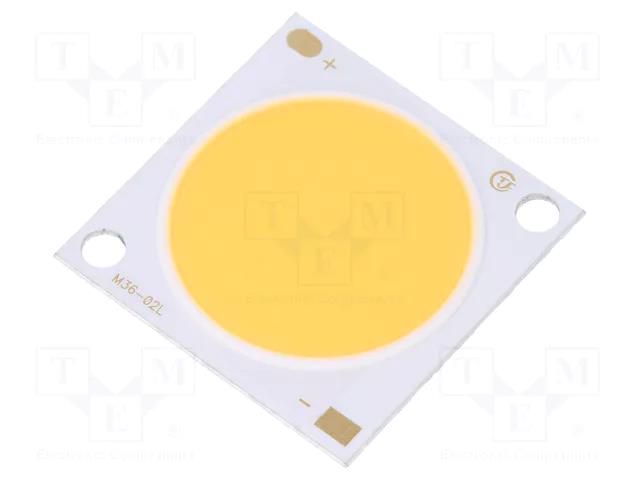 Power LED; COB; white warm; 1080mA; P: 36.7W; 4360lm; 28x28x1.5mm TYF (TongYiFang) Opto. CL36241212P430E39