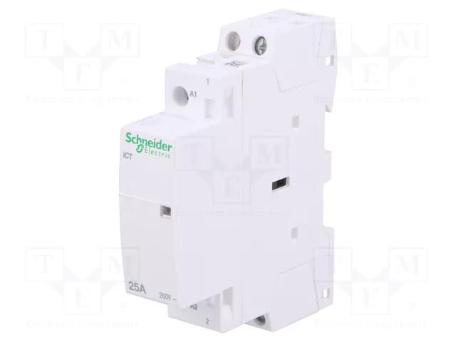 Contactor: 1-pole installation; 25A; 230÷240VAC; NO; IP20; ICT SCHNEIDER ELECTRIC A9C20731