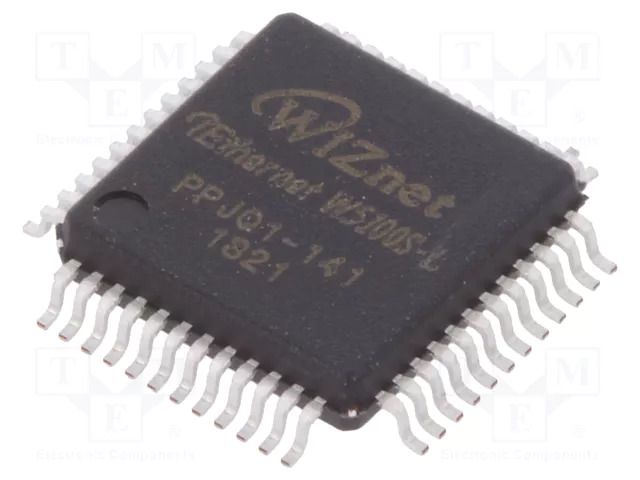 IC: Ethernet controller; 8bit BUS,SPI; LQFP48; -40÷85°C; Ch: 4 WIZNET W5100S-L