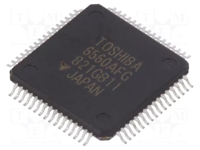 IC: driver; stepper motor controller; PWM; QFP64; 1.5A; 4.5÷34V TOSHIBA TB6560AFG