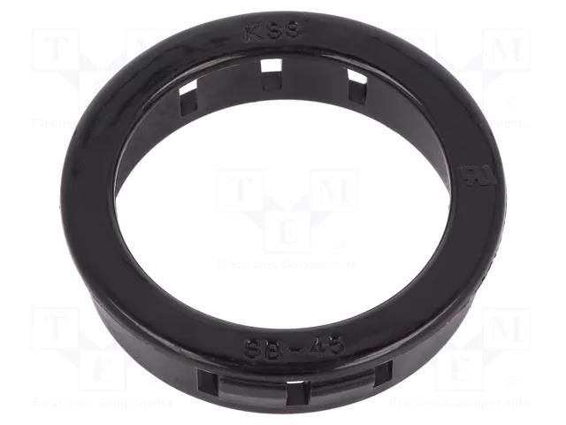 Grommet; Ømount.hole: 44.5mm; Øhole: 35.4mm; black KSS WIRING SB-45