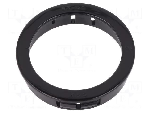 Grommet; Ømount.hole: 50.8mm; Øhole: 41.6mm; black KSS WIRING SB-50