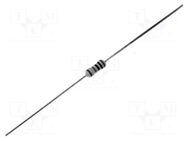 Resistor: metal film; THT; 5.1kΩ; 0.6W; ±1%; Ø0.6x28mm; Ø2.5x6.8mm ROYALOHM M0.6W-5K1