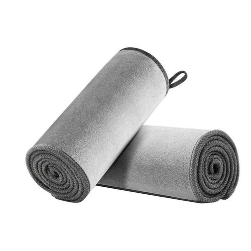 Baseus 2 x Microfiber Car Drying Towel Microfiber 40cm x 40cm Gray (CRXCMJ-0G), Baseus 6953156220874 6953156220874