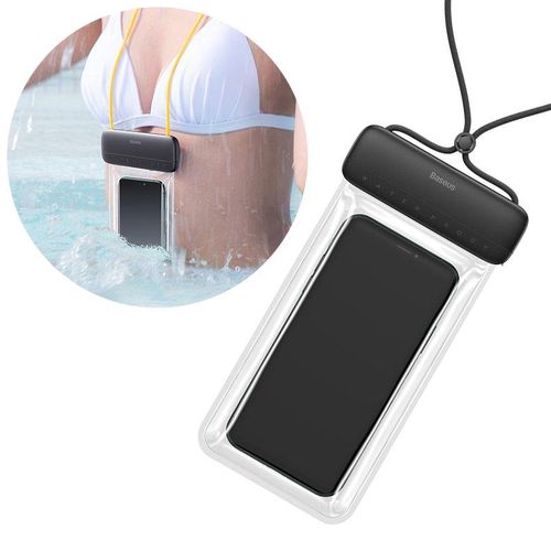 Baseus universal waterproof cover phone case (max 7.2&#39;&#39;) for swimming pool IPX8 black (ACFSD-DG1), Baseus 6953156220799 6953156220799