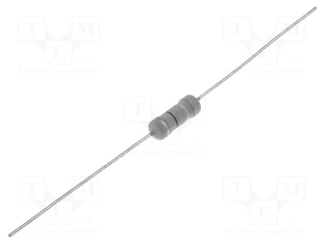 Resistor: metal oxide; THT; 150kΩ; 2W; ±5%; Ø0.7x35mm; Ø4.2x11mm SR PASSIVES MOF2WS-150K