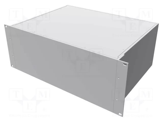 Enclosure: rack mounting; Standard: 19"; 4U; Z: 178mm; X: 422mm; rack HAMMOND HM-RM4U1913SBK