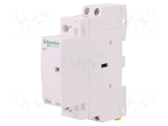 Contactor: 1-pole installation; 25A; 220÷240VAC; NO; IP20; ICT SCHNEIDER ELECTRIC A9C20631