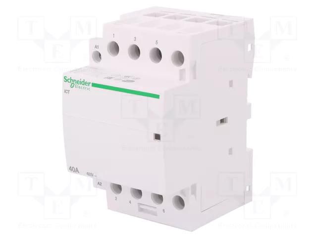 Contactor: 3-pole installation; 25A; 220÷240VAC; NO x3; IP20; ICT SCHNEIDER ELECTRIC A9C20633