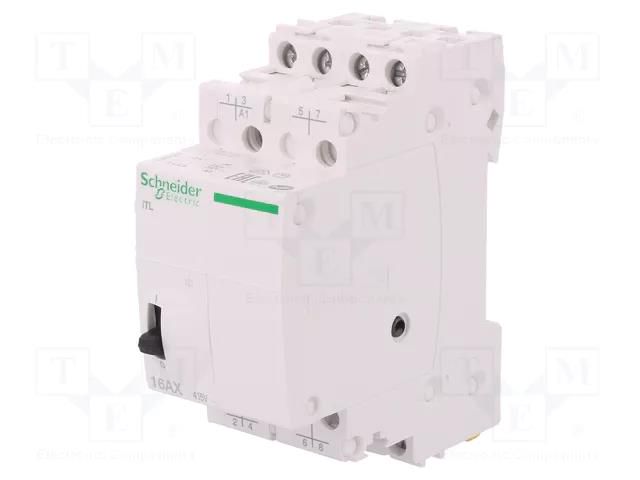 Relay: installation; bistable,impulse; NO x4; Uswitch: max.415VAC SCHNEIDER ELECTRIC A9C30814