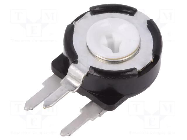 Potentiometer: mounting; single turn,vertical; 50kΩ; 150mW; ±20% PIHER PT10LH-50K