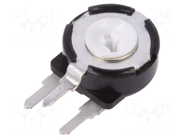 Potentiometer: mounting; single turn,vertical; 50kΩ; 150mW; ±20% PIHER PT10LH-50K