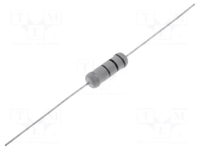 Resistor: metal oxide; THT; 68kΩ; 5W; ±5%; Ø0.75x36mm; Ø6x17mm SR PASSIVES MOF5WS-68K