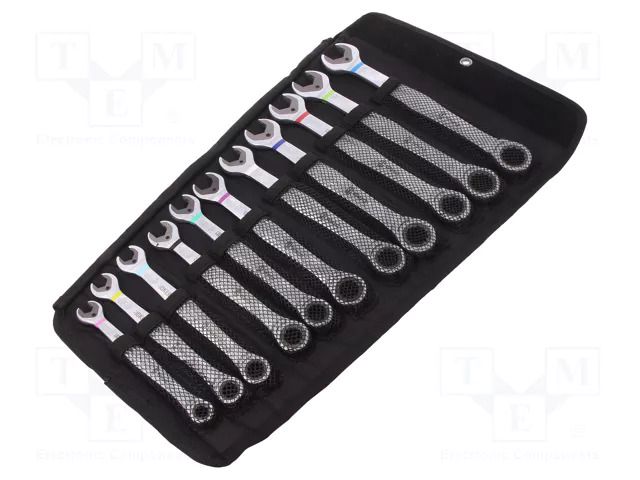 Wrench-set; combination spanner,with ratchet; Joker 6000 WERA WERA.JKSET11