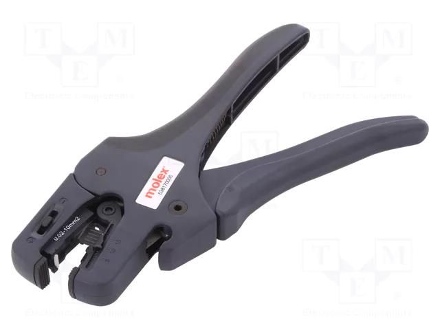 Stripping tool; 0.05÷10mm2; Wire: round,multi-core; V shaped MOLEX MX-63817-0000