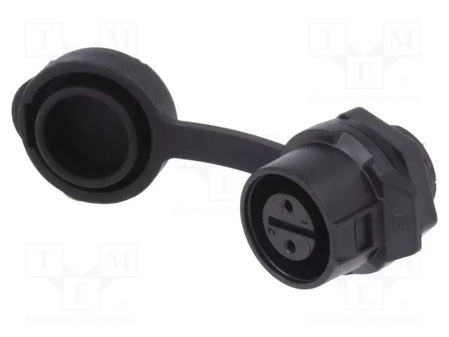 Connector: circular; socket; size 12; 02; female; PIN: 2; 125V; 5A LUTRONIC 0270-02