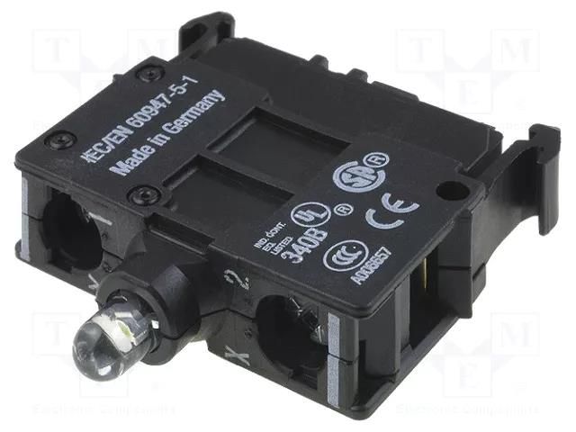 Illuminating unit; 22mm; RMQ-Titan; -25÷70°C; Illumin: LED; blue EATON ELECTRIC M22-LEDC-B