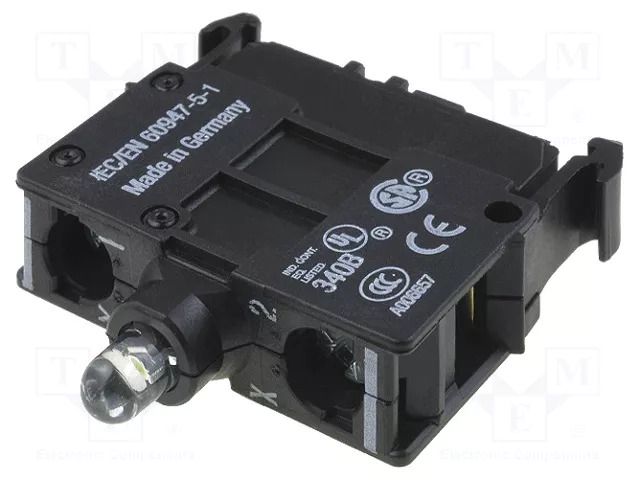 Illuminating unit; 22mm; RMQ-Titan; -25÷70°C; Illumin: LED; blue EATON ELECTRIC M22-LEDC-B