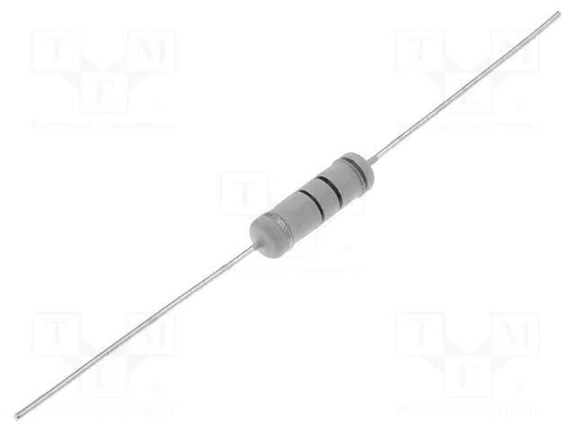 Resistor: metal oxide; THT; 150Ω; 3W; ±5%; Ø0.75x33mm; Ø5x15mm SR PASSIVES MOF3WS-150R