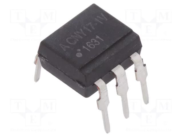 Optocoupler; THT; Ch: 1; OUT: transistor; Uinsul: 5kV; Uce: 70V; DIP6 BROADCOM (AVAGO) CNY17-1-060E