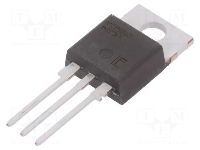 Triac; 800V; 8A; TO220AB; Igt: 15mA; glass passivated LITTELFUSE MCR8NG-LF