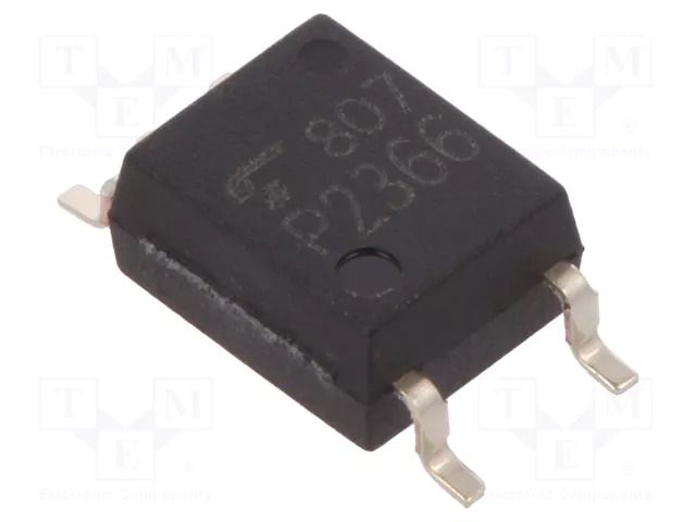 Optocoupler; SMD; Ch: 1; OUT: totem pole; 3.75kV; 20Mbps; SO6 TOSHIBA TLP2366-E-T