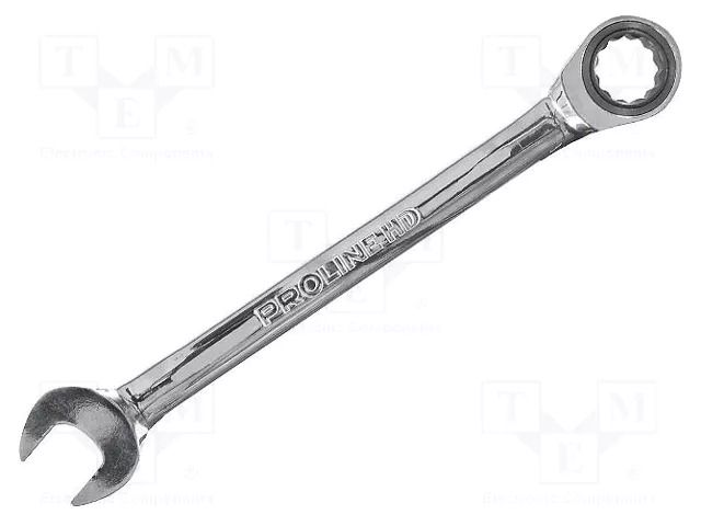 Wrench; combination spanner,with ratchet; 13mm PROLINE PRE-35473-13