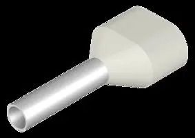 TERMINAL, WIRE FERRULE, 18AWG, TWIN S3TL-J075-19WWS