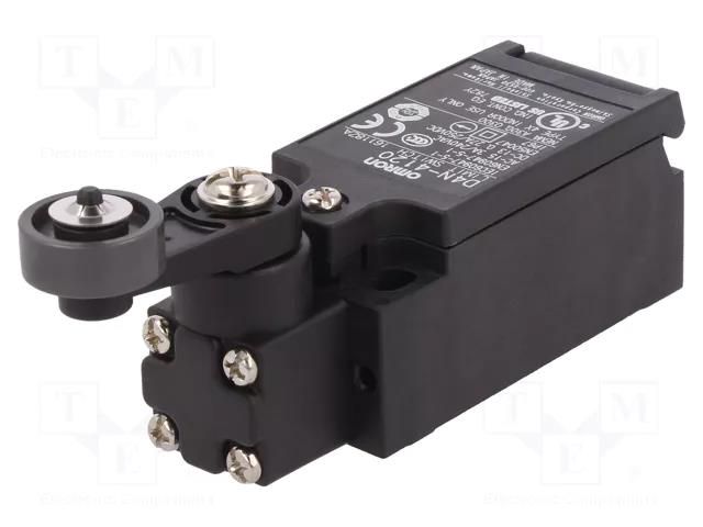 Limit switch; lever R 26mm, plastic roller Ø17,5mm; NO + NC OMRON D4N-4120