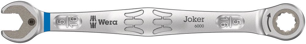 6000 Joker Ratcheting combination wrenches, Imperial, 5/16"x144, Wera 05073280001